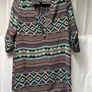 Tribal style dress shirt